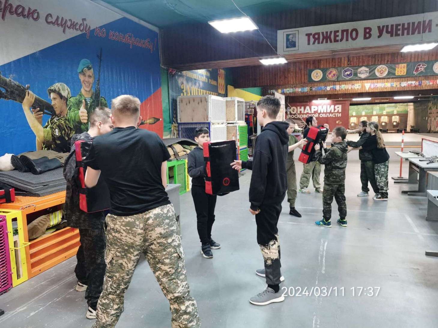 С 11 по 15 марта 2024 года прошли занятия с воспитанниками МПК «Слава» по различным темам