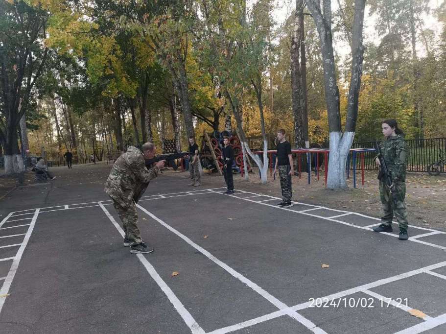 2 октября 2024 года прошли занятия с воспитанниками МПК «Слава», посвященные Дню гражданской обороны