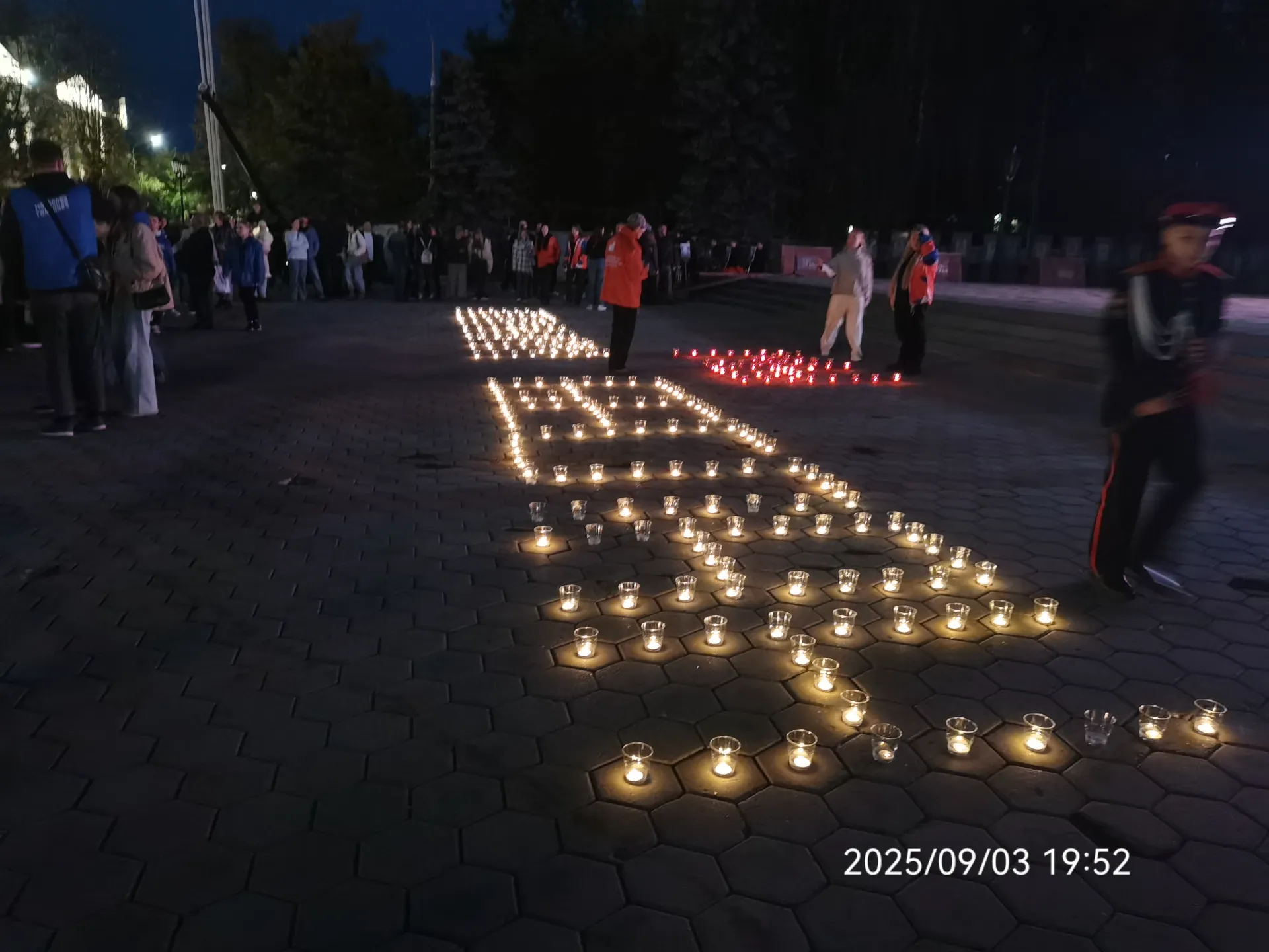 3 сентября 2025 года воспитанники МПК «Слава» и кадеты Ногинского кадетского корпуса присоединились к акции «Я помню»