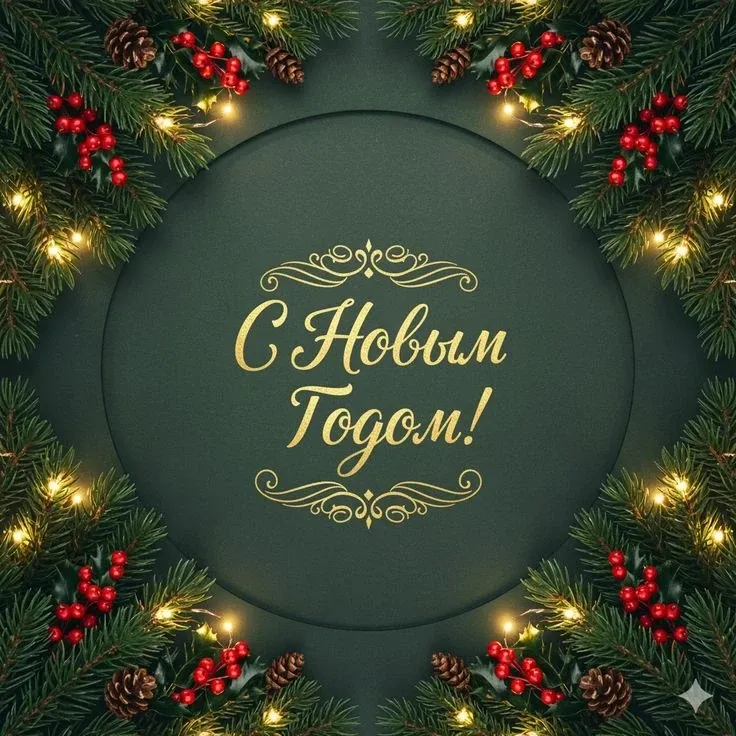 С наступающим Новым годом!