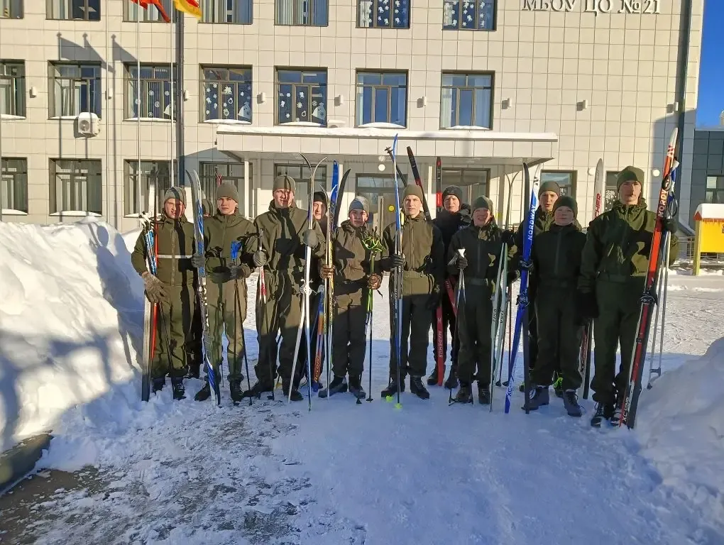 4 февраля 2026 года для кадет Ногинского кадетского корпуса было организованно и проведено занятие по лыжной подготовке