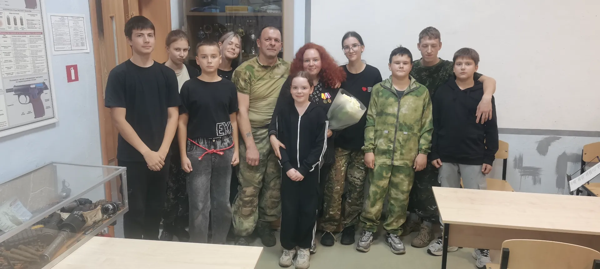 19 октября 2026 года для воспитанников Молодёжного патриотического клуба «Слава» был организован и проведен урок мужества
