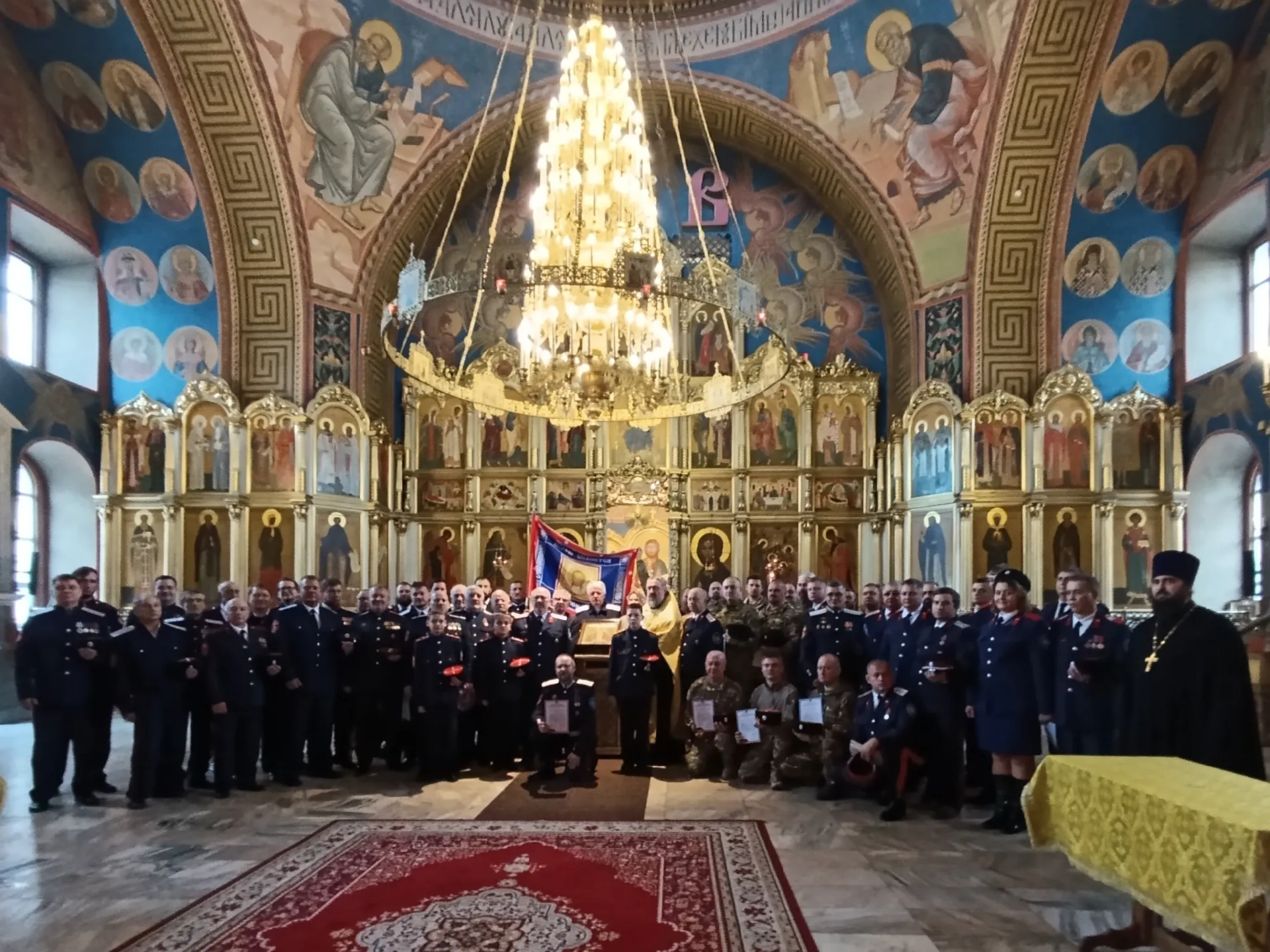 17 октября 2026 года в Богоявленском соборе города Ногинска прошло верстание(принятие присяги) новых членов в казачье братство
